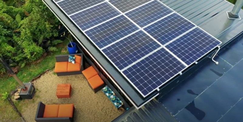 Ahurewa Eco Retreat – Off Grid Shipping Container Home. Coromandel, New Zealand.