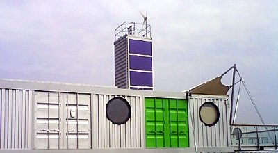 Barking Riverside Shipping Container Marketing Suite