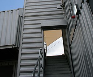 Barking Riverside Shipping Container Marketing Suite
