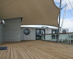 Barking Riverside Shipping Container Marketing Suite