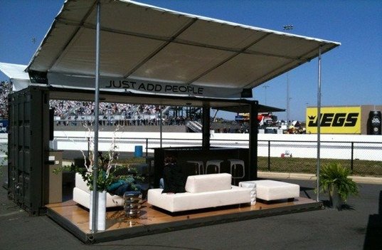 Boxman Studio's Shipping Container Prefab Party Venue