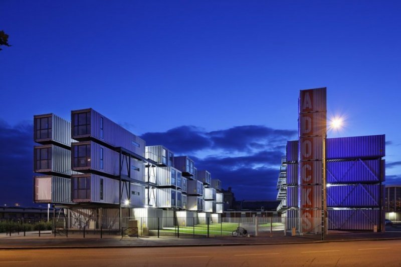Cité A Docks Student Container Housing by Cattani Architects