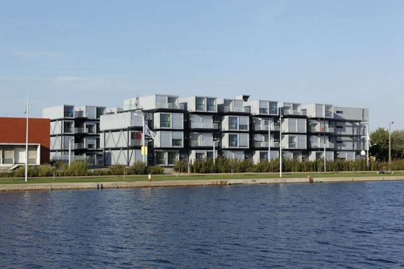 Cité A Docks Student Container Housing by Cattani Architects