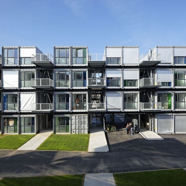 Cité A Docks Student Container Housing by Cattani Architects