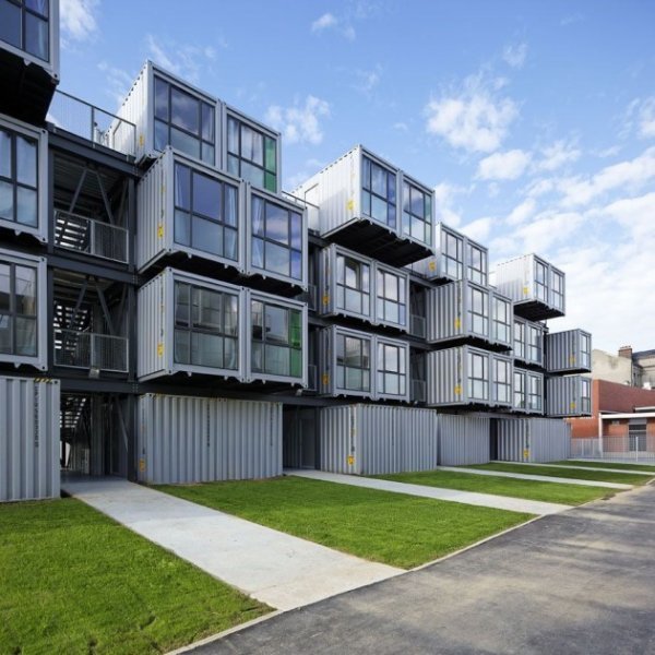 Cité A Docks Student Container Housing by Cattani Architects