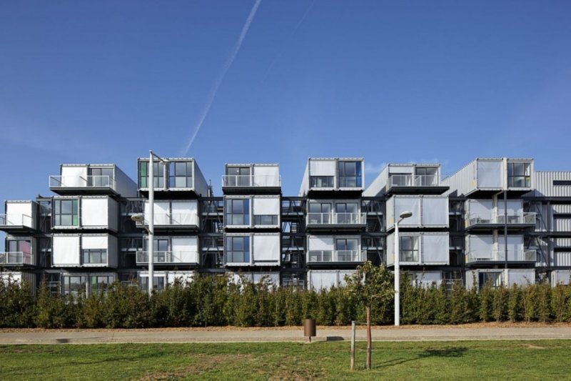 Cité A Docks Student Container Housing by Cattani Architects