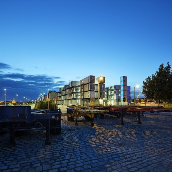 Cité A Docks Student Container Housing by Cattani Architects