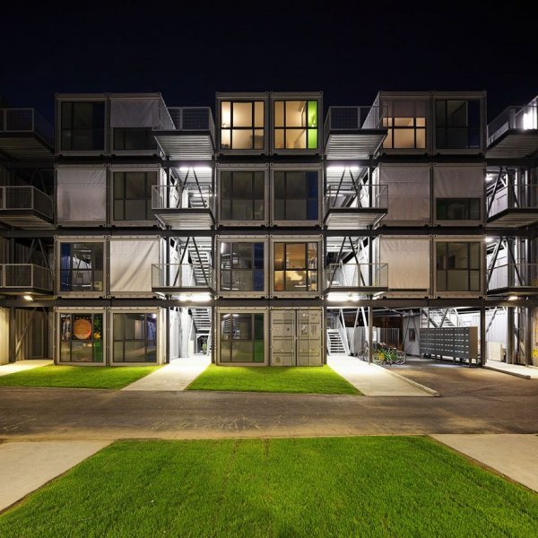 Cité A Docks Student Container Housing by Cattani Architects