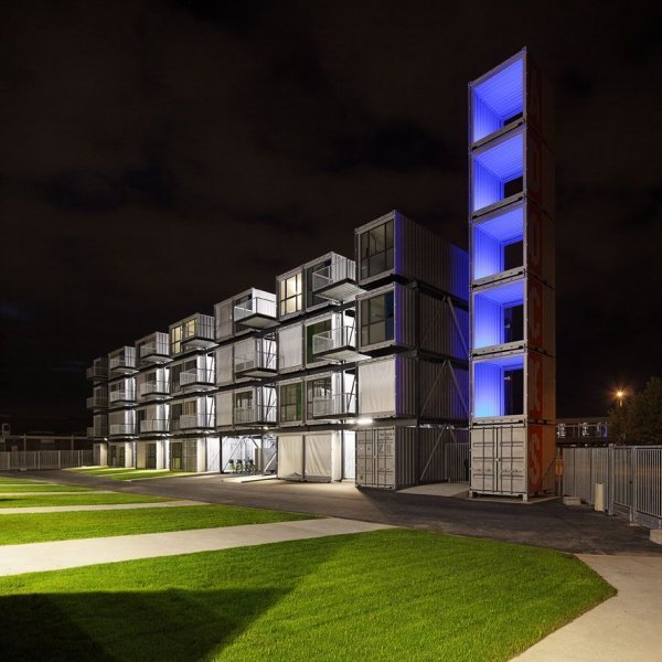 Cité A Docks Student Container Housing by Cattani Architects