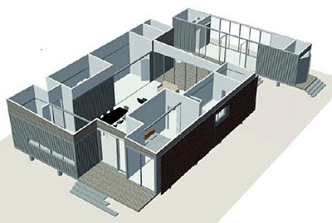The Freeman Feldmann Shipping Container Home