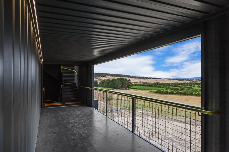 Devil’s Corner Cellar Door, Lookout &amp; Market. Tasmania, Australia.