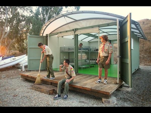 Eco Cabins - The Shipping Container Scouts Camp On Catalina Island