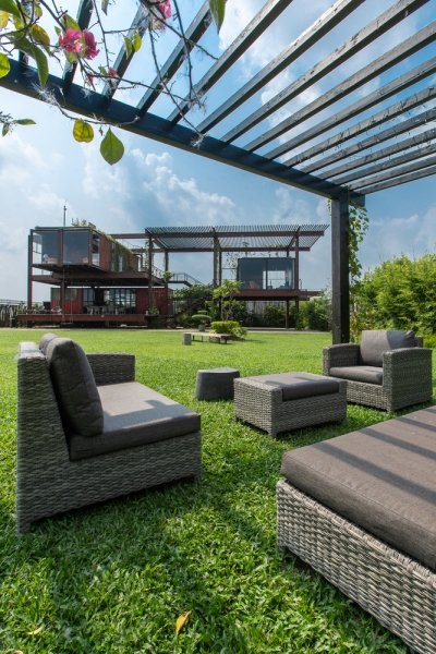 Escape Den Shipping Container Home - Dhaka Bangladesh