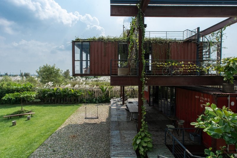 Escape Den Shipping Container Home - Dhaka Bangladesh
