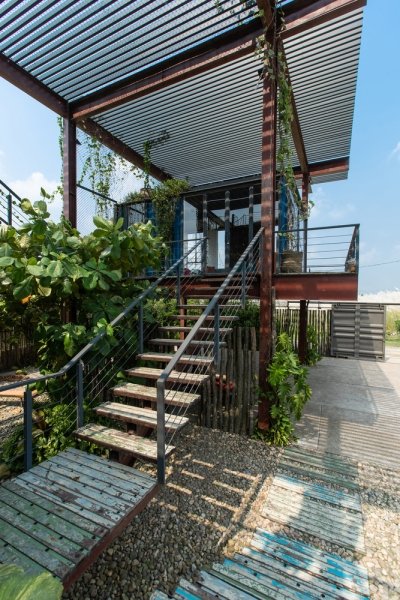 Escape Den Shipping Container Home - Dhaka Bangladesh