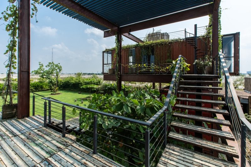 Escape Den Shipping Container Home - Dhaka Bangladesh
