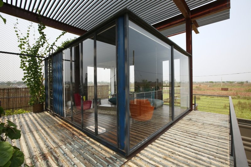 Escape Den Shipping Container Home - Dhaka Bangladesh