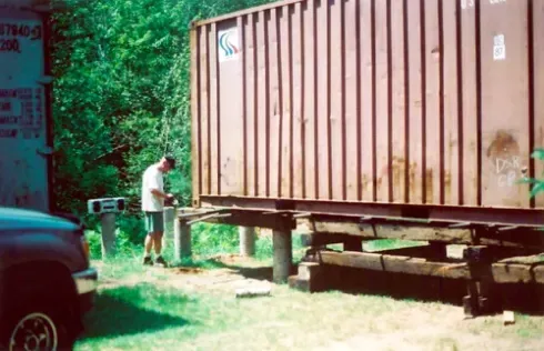 Holyoke Cabin: Off-Grid Shipping Container Home in Duluth, Minnesota