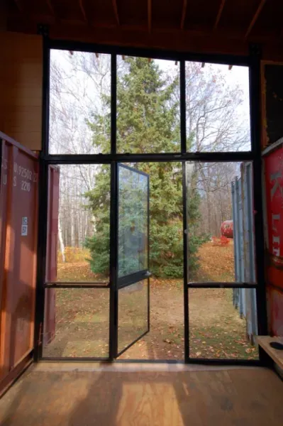 Holyoke Cabin: Off-Grid Shipping Container Home in Duluth, Minnesota