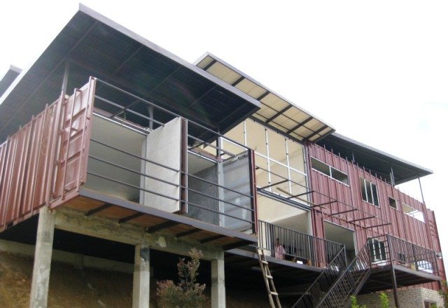 Recycled Container House in Bukit Tinggi, Malaysia
