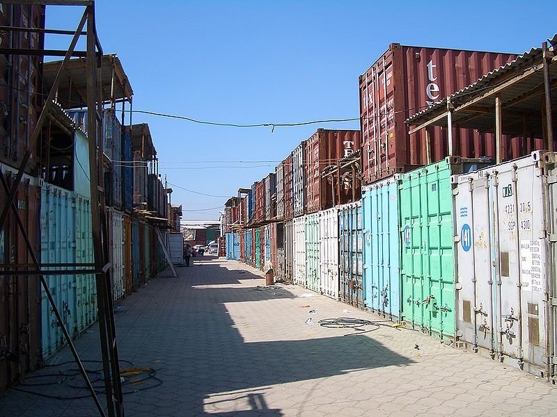 7,000 Shipping Containers Used to Create Bazaar in Kyrgyzstan