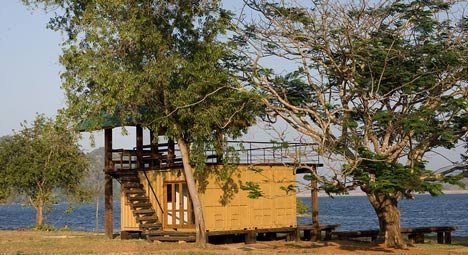 Lakeside Shipping Container Home Sri Lanka at Maduru Oya