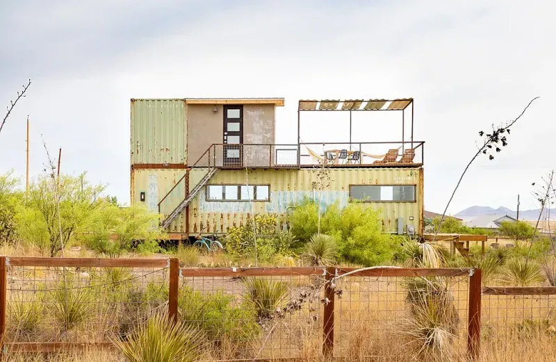 Mad Max Meets Fallout: A Texas Container Home Like No Other