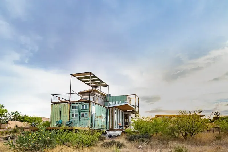 Mad Max Meets Fallout: A Texas Container Home Like No Other