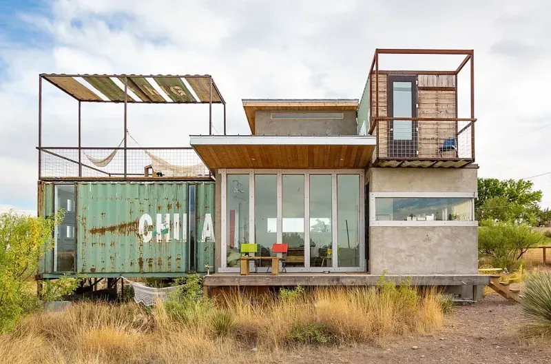 Mad Max Meets Fallout: A Texas Container Home Like No Other