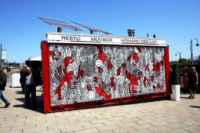 MUVBOX The Pop Up Shipping Container Restaurant
