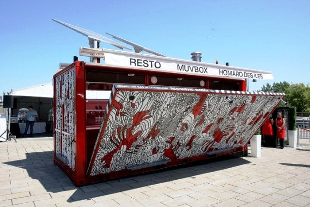 MUVBOX The Pop Up Shipping Container Restaurant