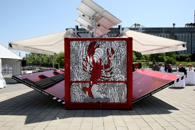 MUVBOX The Pop Up Shipping Container Restaurant