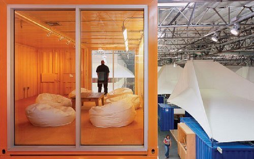 Pallotta Teamworks Headquarters - Shipping Container Office