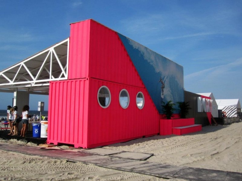 The Quiksilver Pro New York 2011 Shipping Container Structures
