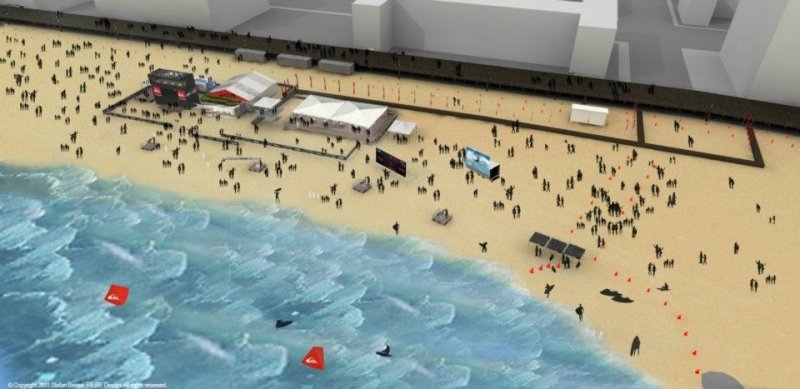 The Quiksilver Pro New York 2011 Shipping Container Structures