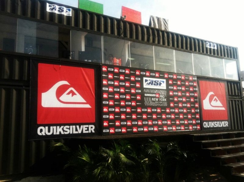 The Quiksilver Pro New York 2011 Shipping Container Structures