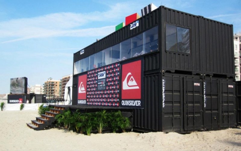 The Quiksilver Pro New York 2011 Shipping Container Structures