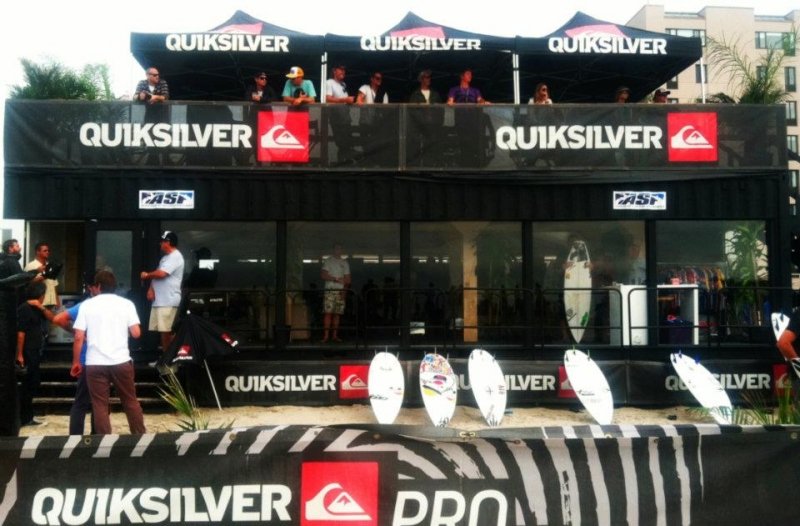 The Quiksilver Pro New York 2011 Shipping Container Structures