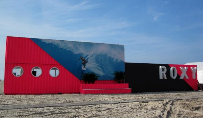 The Quiksilver Pro New York 2011 Shipping Container Structures