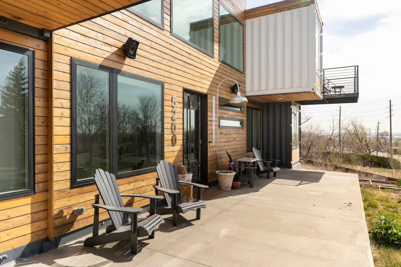 REGAN FOSTER'S SHIPPING CONTAINER HOME - DENVER CO