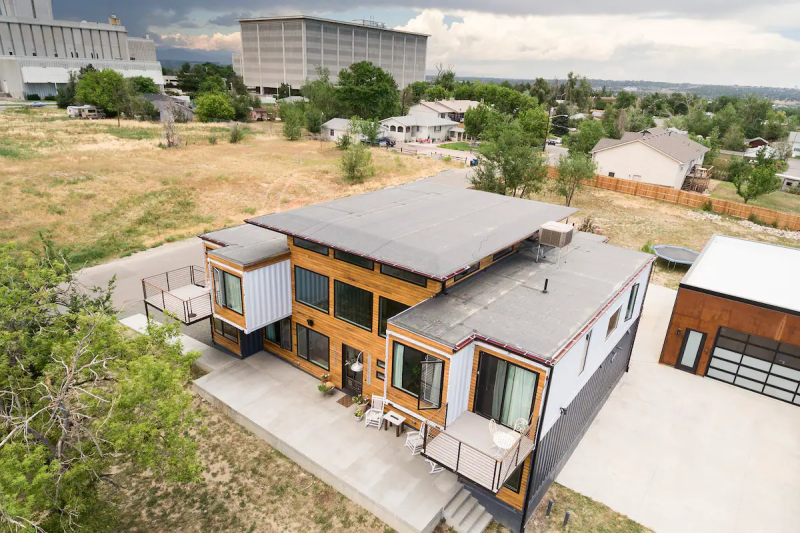 REGAN FOSTER'S SHIPPING CONTAINER HOME - DENVER CO