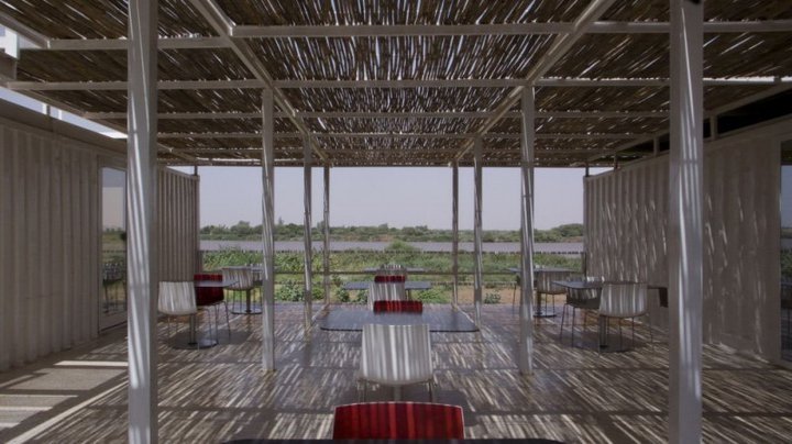 The Shipping Container Medical Compound for the Salam Center Khartoum, Sudan