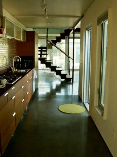 The Very Green Six Recycled Shipping Container Home, Flagstaff, AZ, USA.