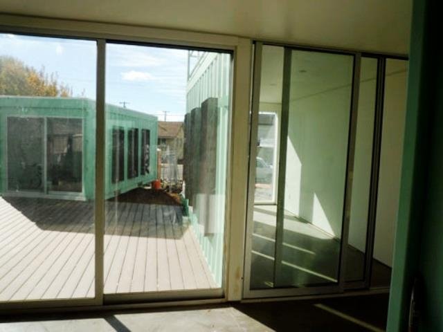The Very Green Six Recycled Shipping Container Home, Flagstaff, AZ, USA.