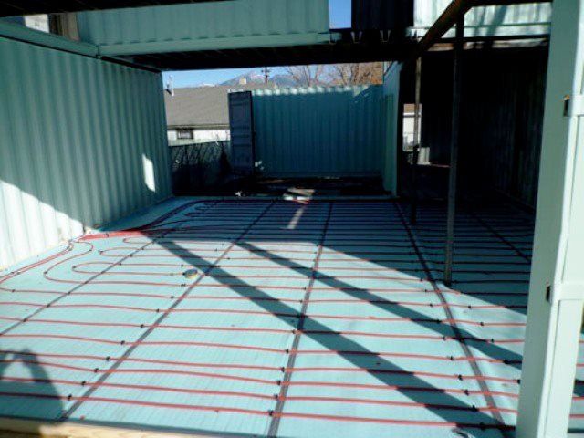 The Very Green Six Recycled Shipping Container Home, Flagstaff, AZ, USA.