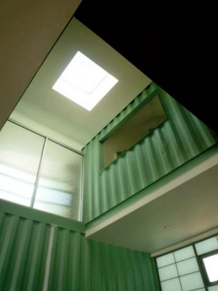 The Very Green Six Recycled Shipping Container Home, Flagstaff, AZ, USA.