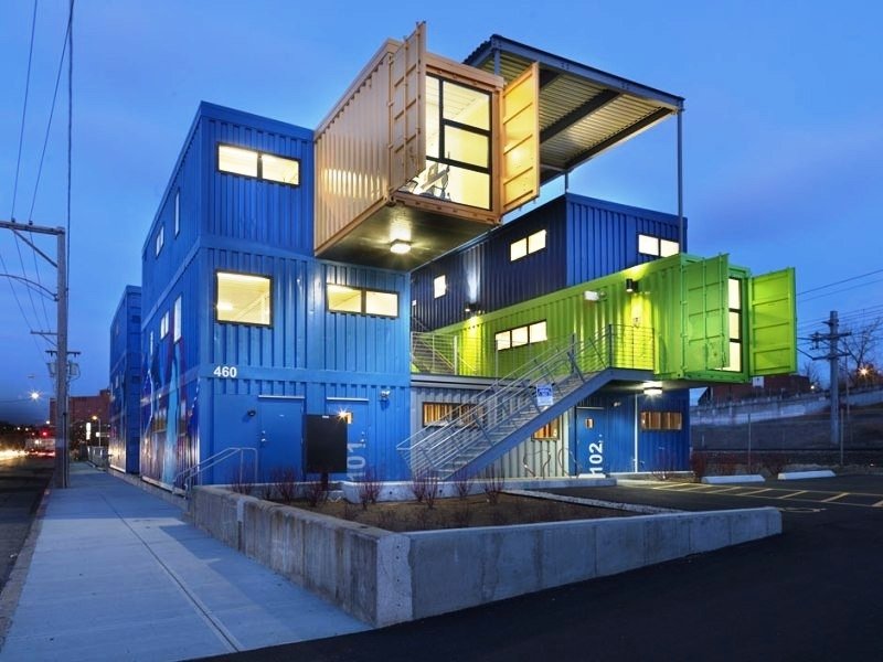 The Box Office Shipping Container Project in Providence Rhode Island