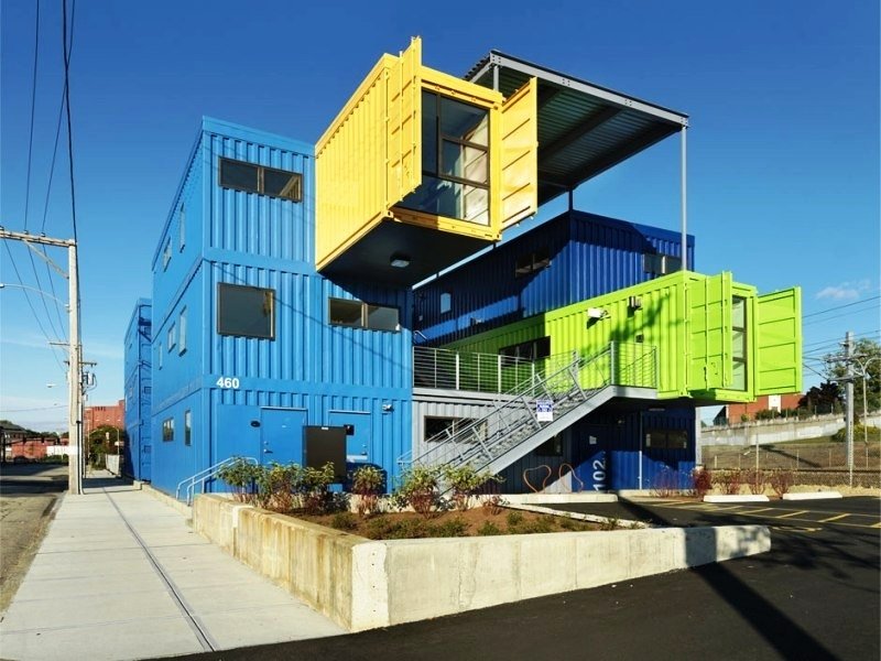 The Box Office Shipping Container Project in Providence Rhode Island
