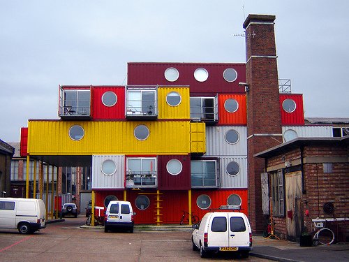 The Container City Project at Trinity Buoy Wharf, London's Docklands
