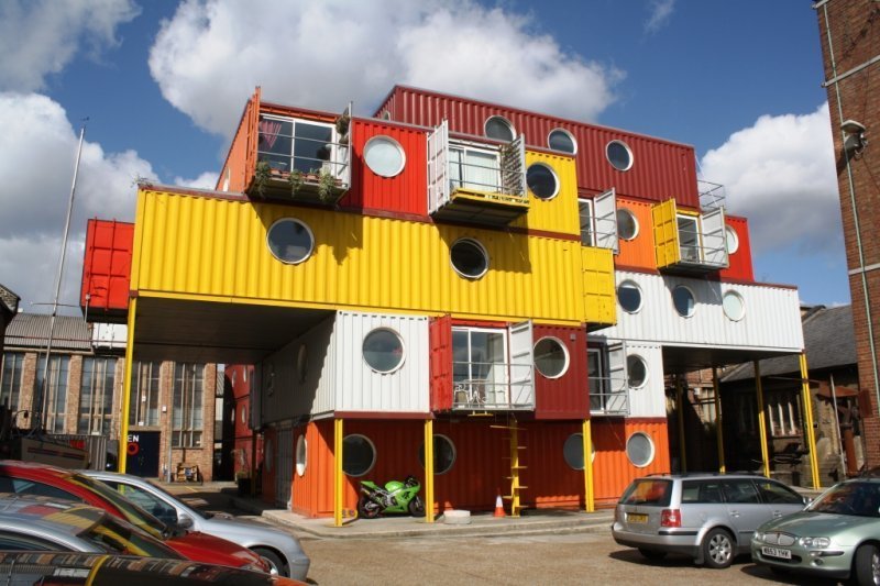 The Container City Project at Trinity Buoy Wharf, London's Docklands